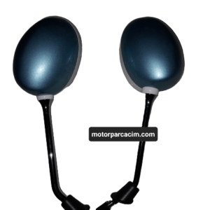 YUKİ MOJİTO AYNA SETİ PARLAK MAVİ