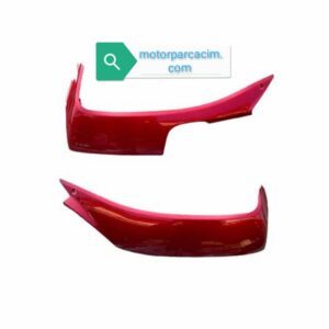 Yuki enzo 50 cc alt marşbiyel sağ sol seti kırmızı-gri-siyah